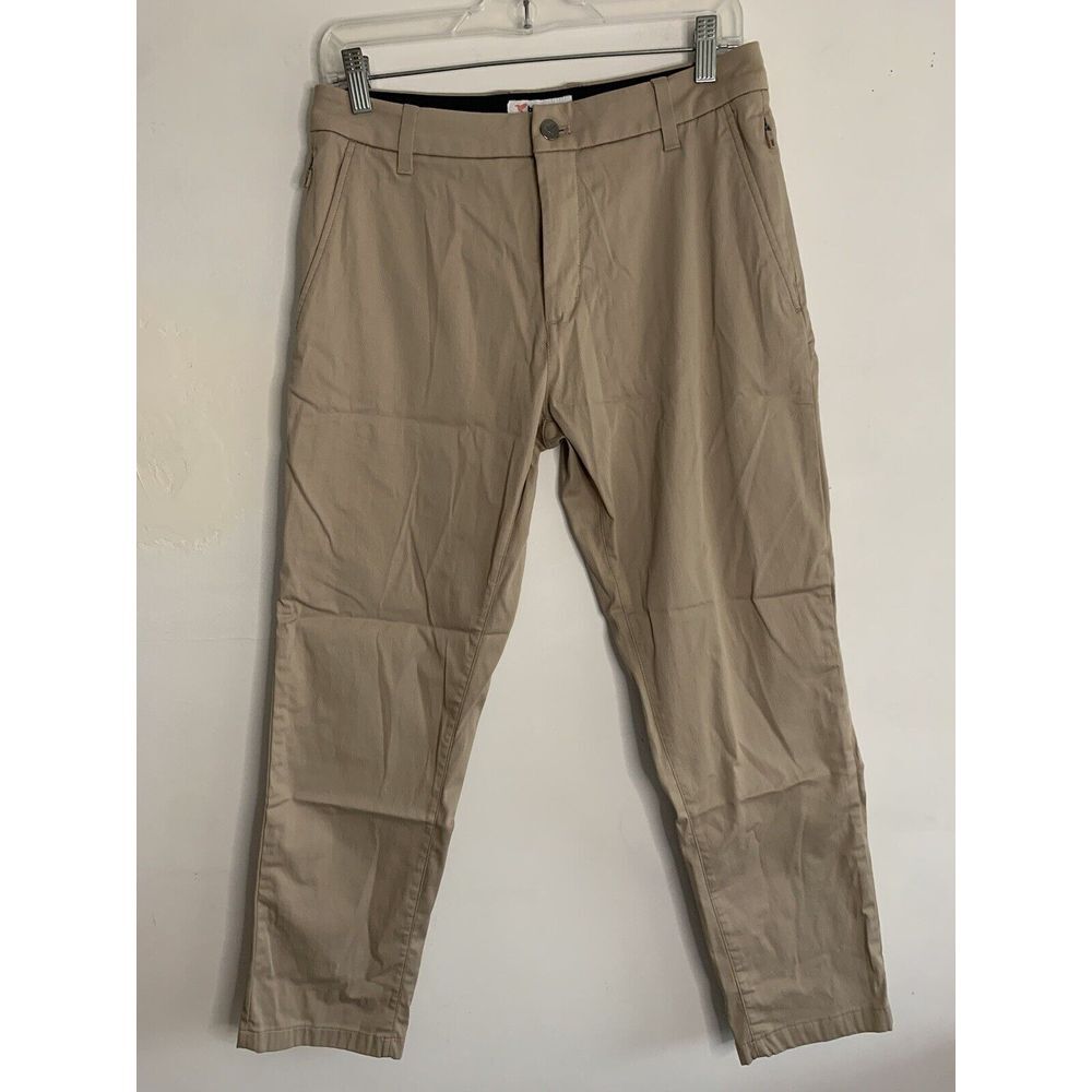 Birddogs Boomstick Chino Pants Performance Stretch Men's 30x28 Golf Beige Tan